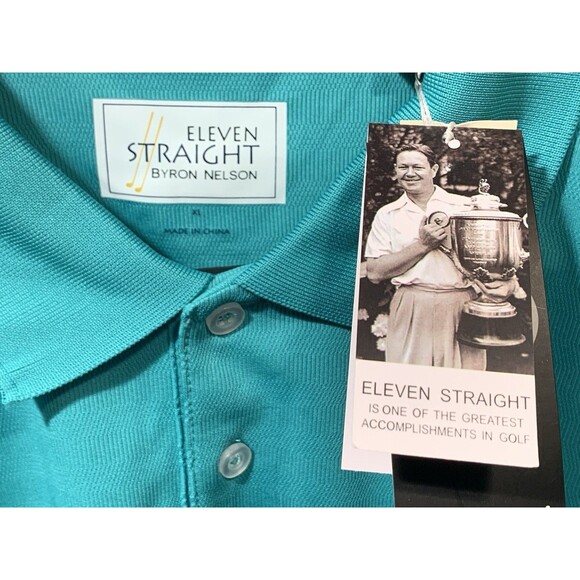 Byron Nelson Other - Golf Enhanced Performance UV Protection Button Polo Byron Nelson 11 Straight  XL